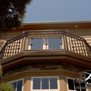 wrought iron exterior railings