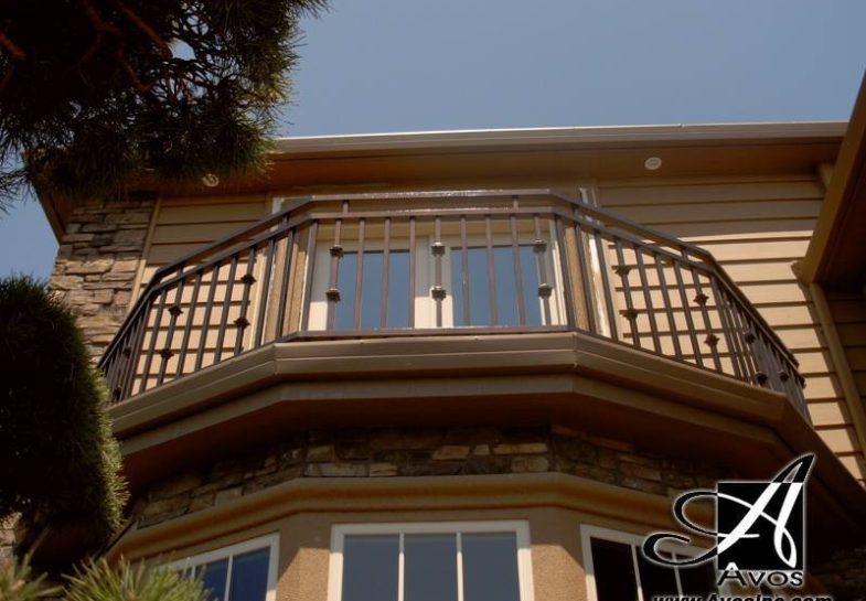 wrought iron exterior railings