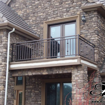 wrought iron exterior railings