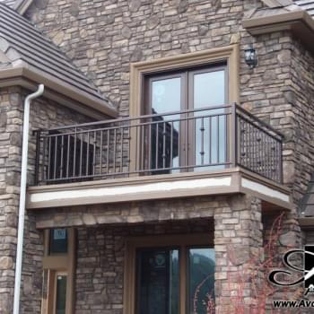 wrought iron exterior railings