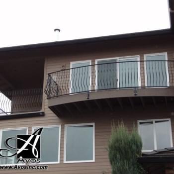 wrought iron exterior railings